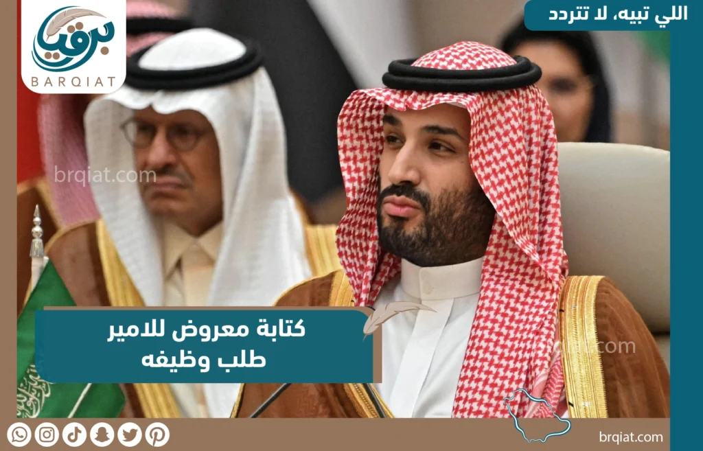 كتابة معروض للامير طلب وظيفة برقيات - برقيتي للديوان الملكي