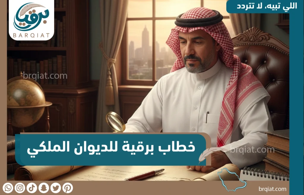 خطاب برقية للديوان الملكي - برقيات